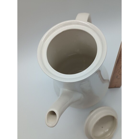 Water Colors Hand Decorated Stoneware Hearthside Coffee/Tea Pot - Picture 7 of 9